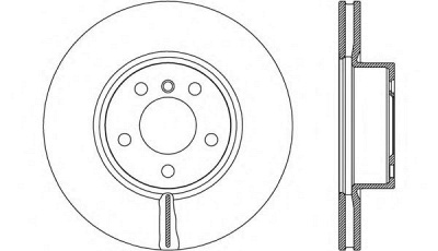 OPEN PARTS bdr262920 -  Тормозной диск